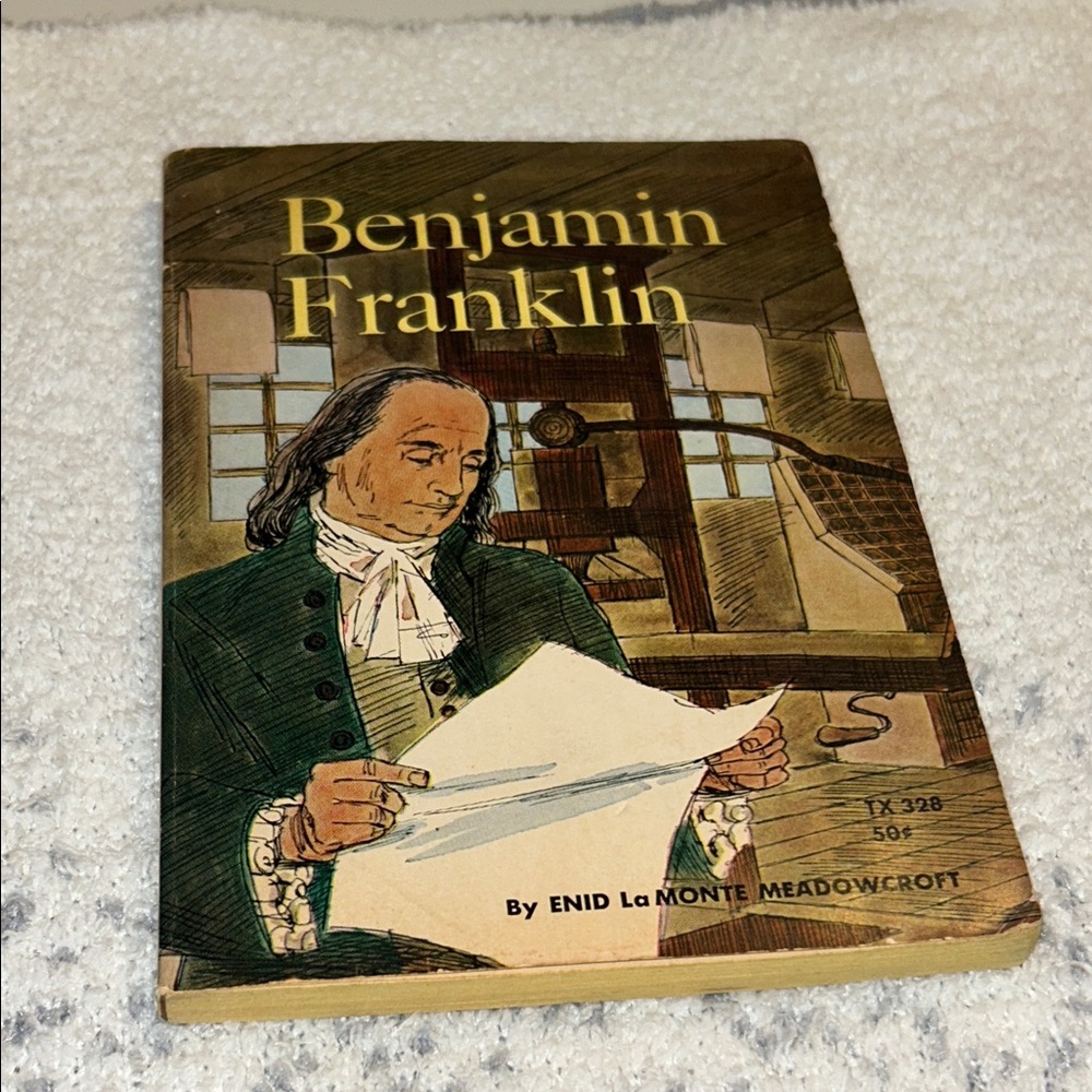 !*KIDS BOOKS 4/$10*! Benjamin Franklin by Enid LaMonte Meadowcroft 1962